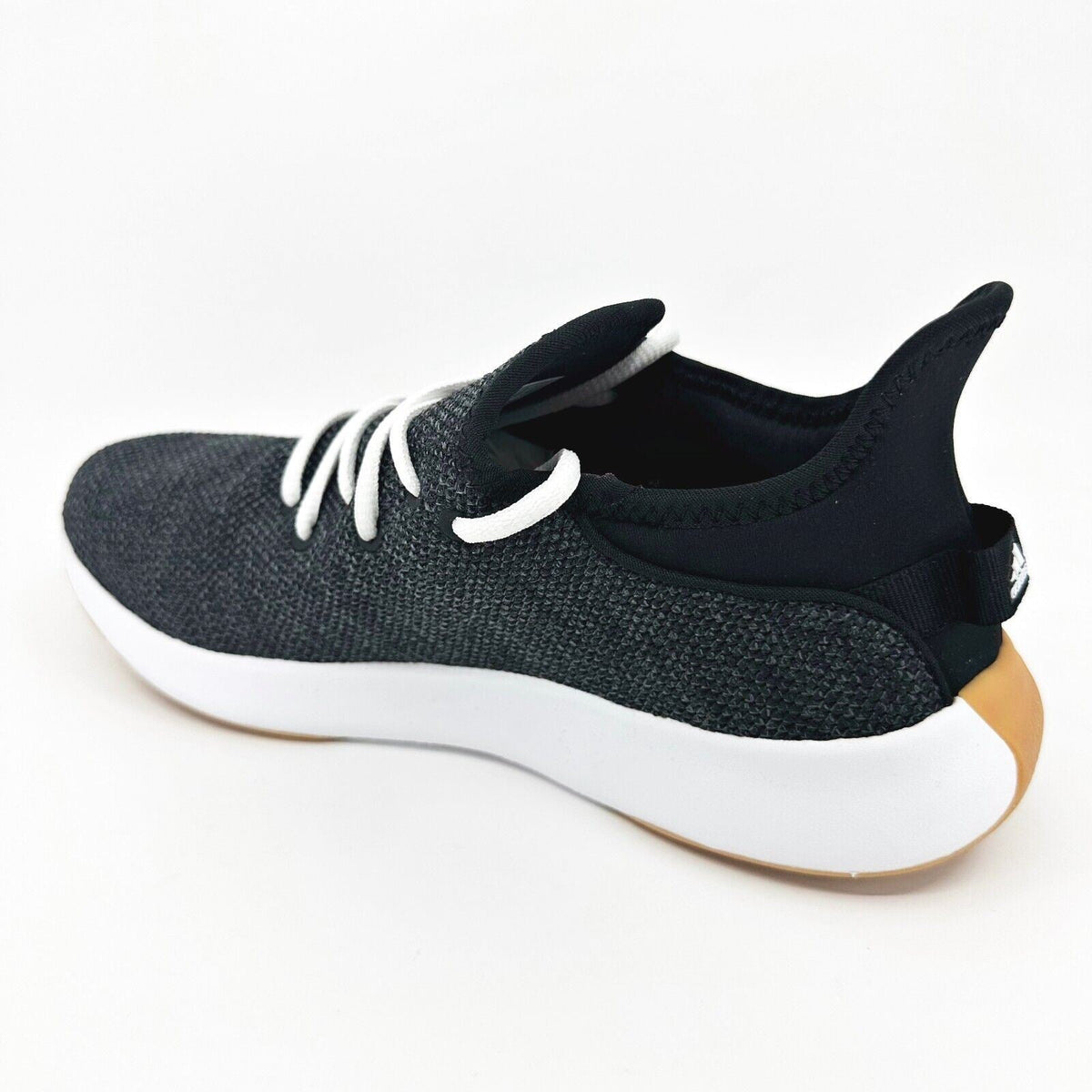 Adidas Cloudfoam Pure SPW Black White Gum Womens Running Shoes IG2530